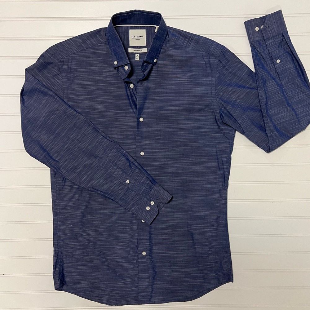 LIKE NEW‼️Ben Sherman Button Down Dress Shirt - Size 15 32/33